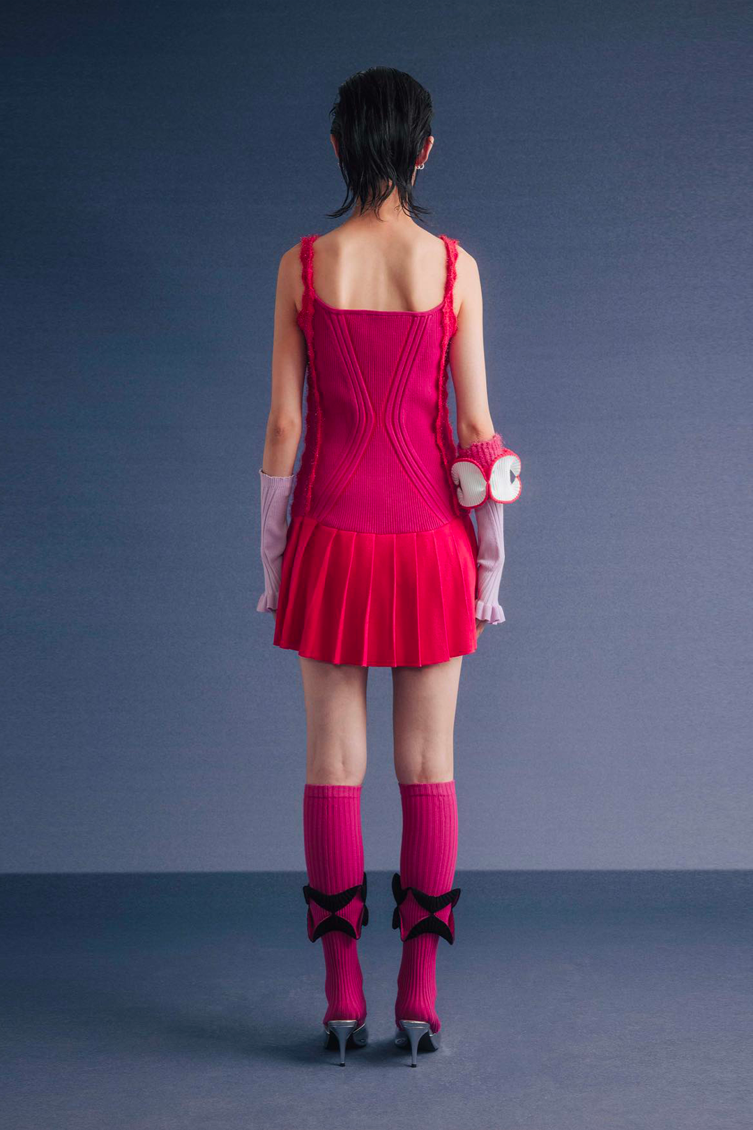 X Dress / Pink & Red