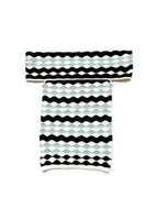 Weaving Pattern Off-Shoulder Top / 編織紋樣平口上衣