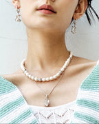MENG Detachable Crystal Moss 耳環/墜飾