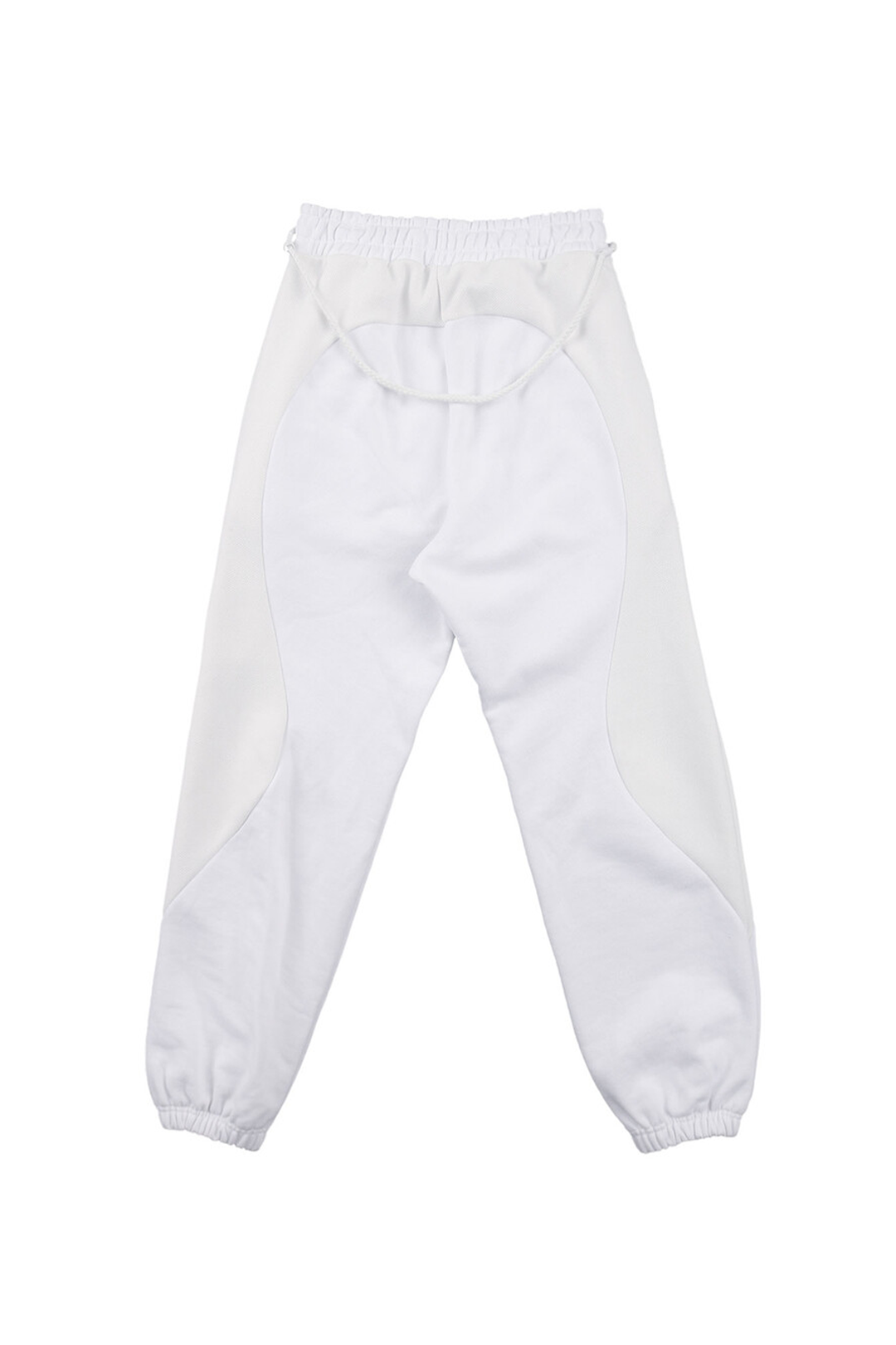 Graphic Apron Sweatpants / White