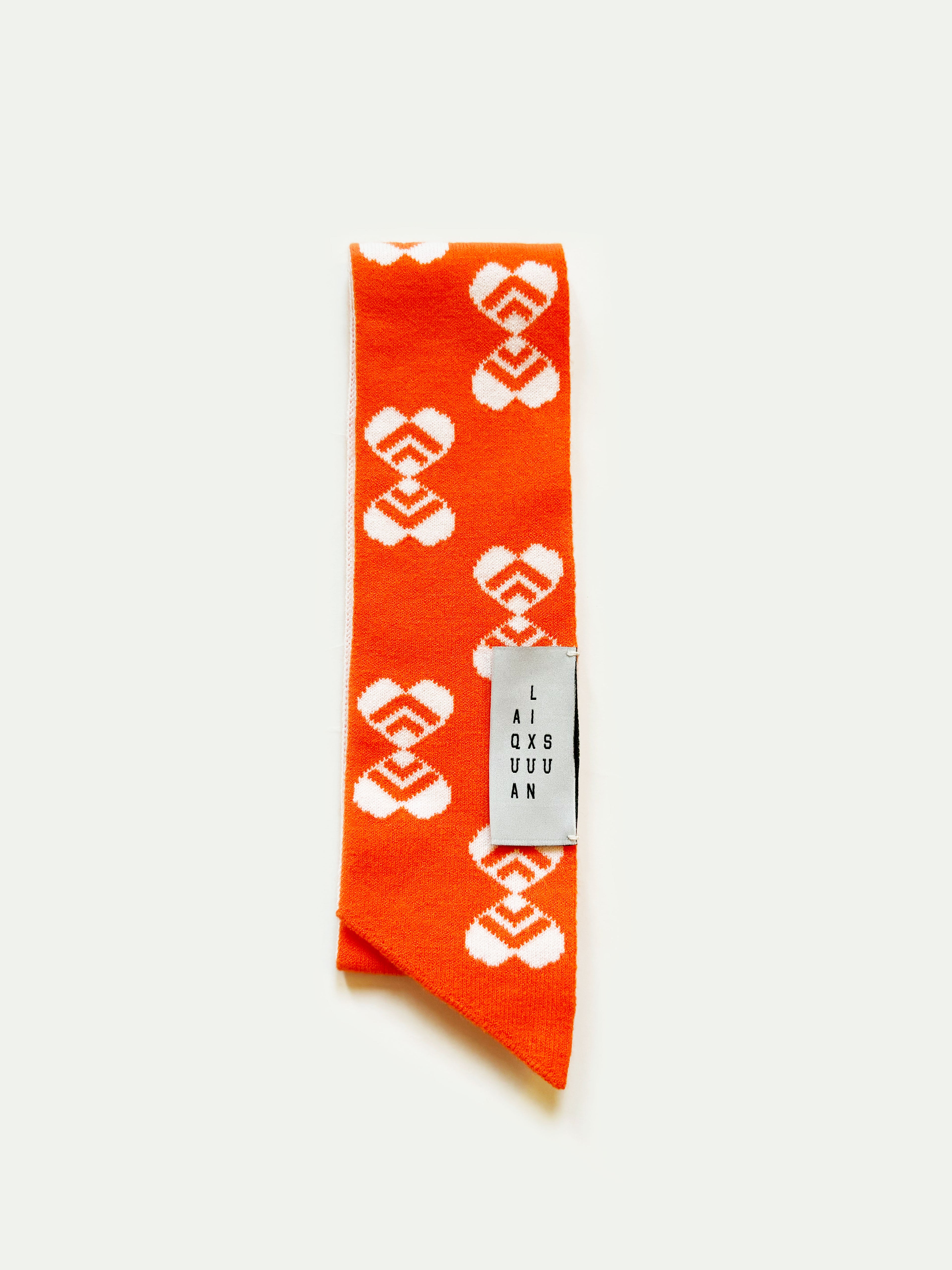 Infinite Heart Scarf 無限愛心領巾 / 橘