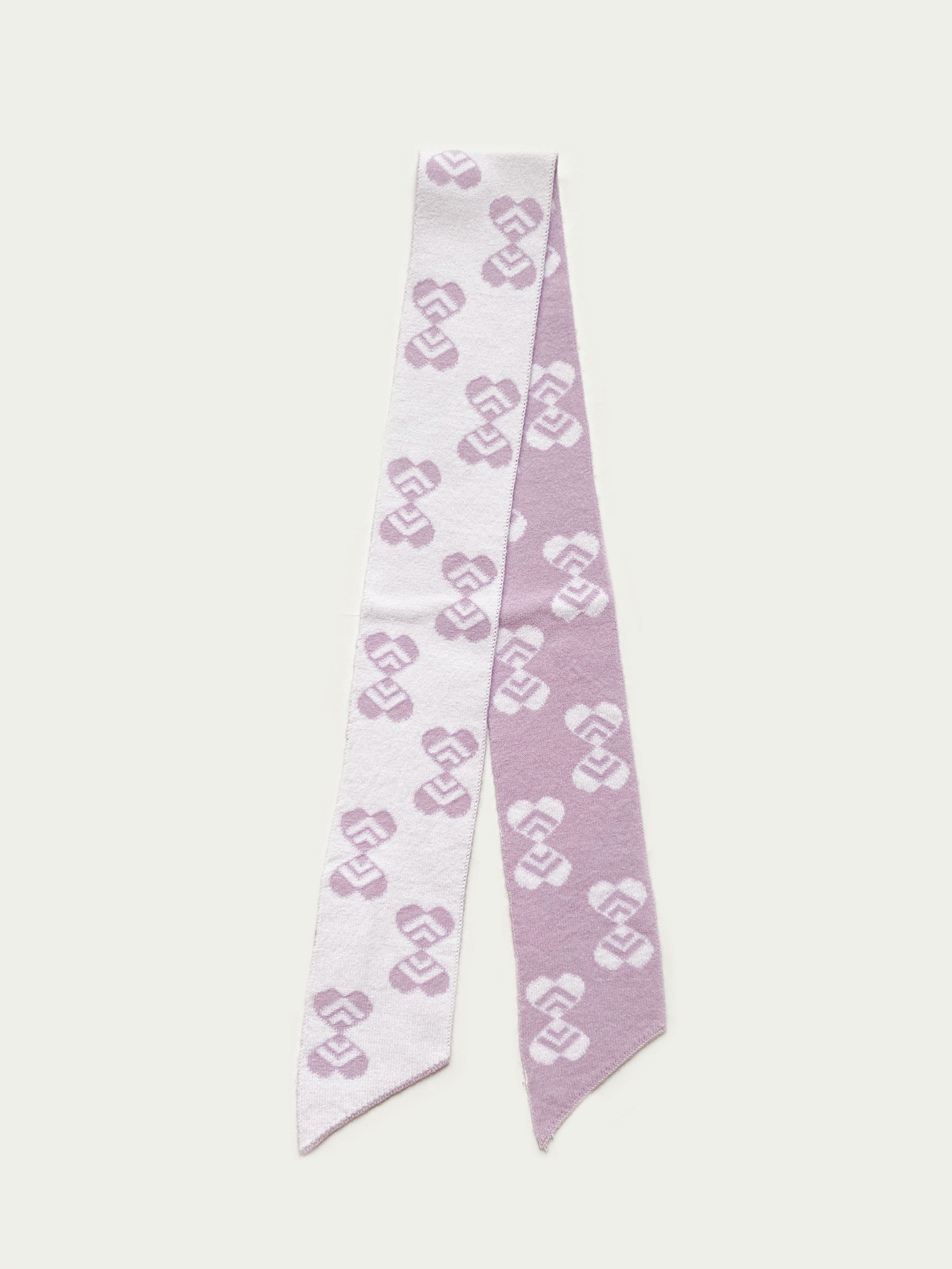Infinite Heart Scarf 無限愛心領巾 / 粉紫