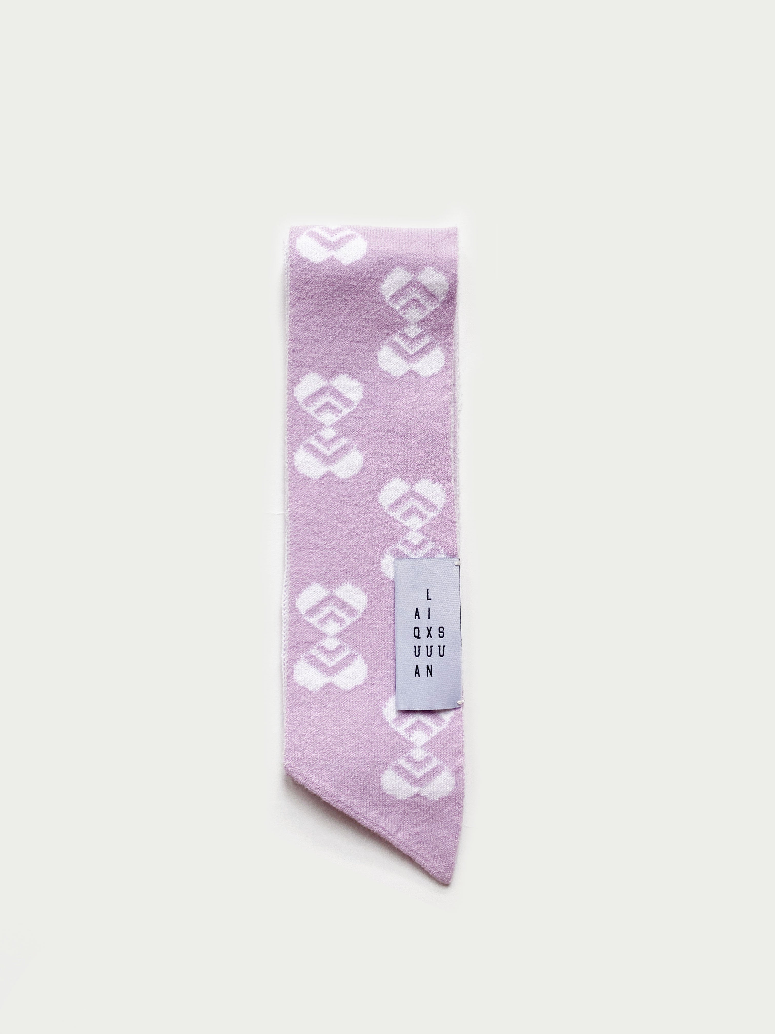 Infinite Heart Scarf 無限愛心領巾 / 粉紫